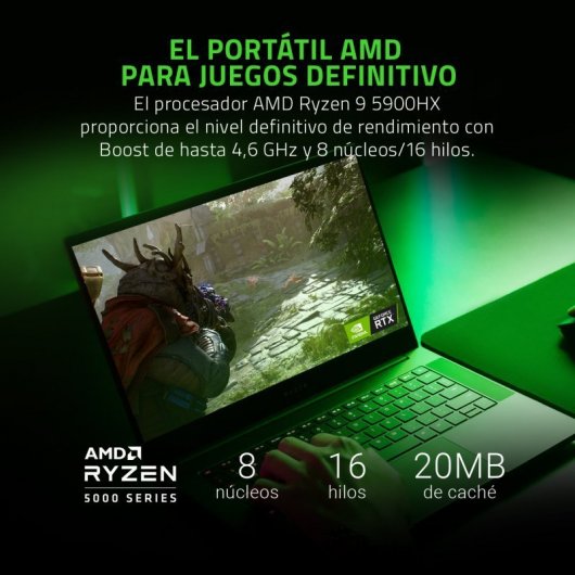 Razer Blade 14 AMD Ryzen 9 5900X/16GB/1TB SSD/RTX 3060/14"