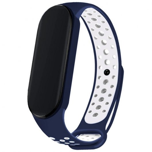 Bracelet sport bleu froid pour Xiaomi Mi Band 5/6/7/Amazfit Band 5