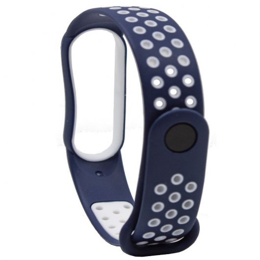 Bracelet sport bleu froid pour Xiaomi Mi Band 5/6/7/Amazfit Band 5