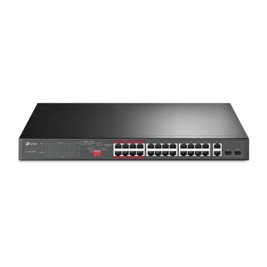 TP-Link TL-SL1226P Switch 24 Portas Fast Ethernet + 2 Gigabit PoE+