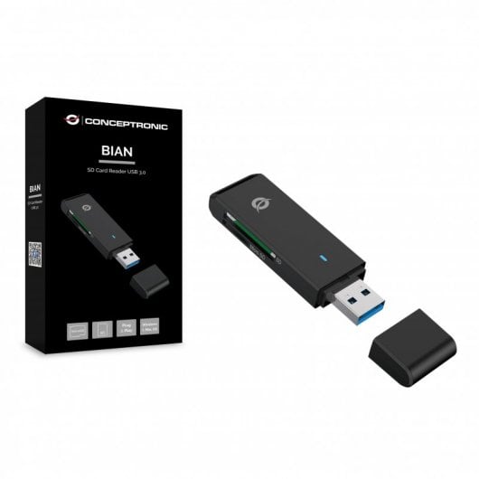 Lettore di schede SD Conceptronic BIAN02B USB 3.0 Nero