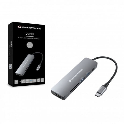 Conceptronic Adaptador USB Multifuncional 6-en-1 USB 3.0 60W