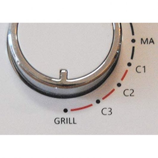 Flama 1884FL Mikrowelle mit Grillfunktion, 20 l, 700 W, Weiß