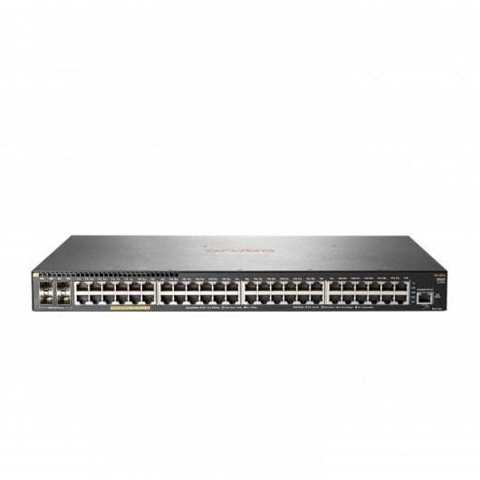 Aruba 2930F 48G PoE+ 4SFP Géré L3 Gigabit Ethernet (10/100/1000) Connexion Ethernet, supportant l'alimentation via ce port (PoE) 1U Gris