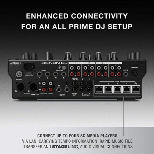 Denon DJ X1850 PRIME Mesa de Mezclas 4 Canales
