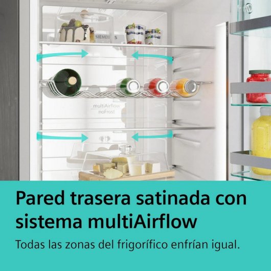 Siemens iQ300 KG36N2ICF Frigorífico Combi C Acero Inoxidable
