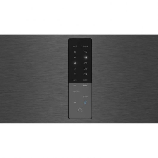 Siemens iQ500 KG39NAXCF Frigorífico Combi C Acero Inoxidable Negro