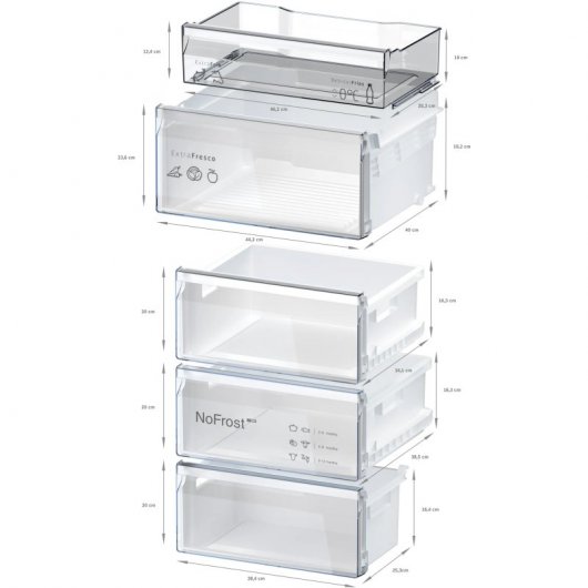 Balay 3KFC867XI Combi C Edelstahlkühlschrank