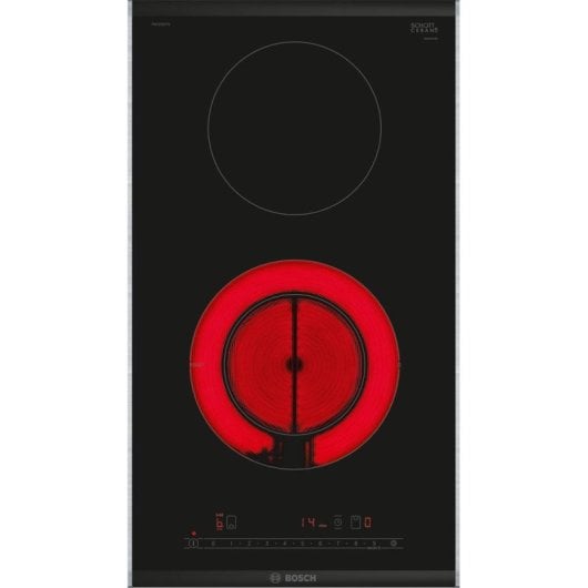 Bosch Serie 6 PKF375FP2E Piano Cottura Vetroceramica Dominò 2 Zone 30cm Nero