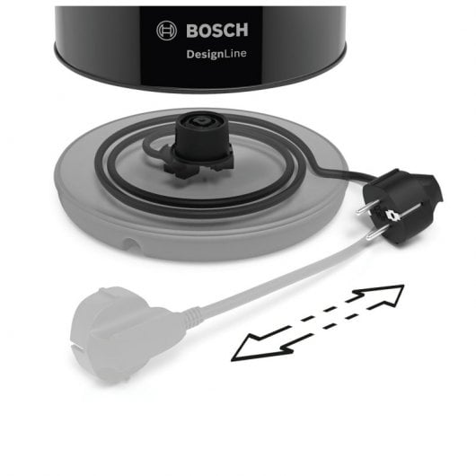 Bosch TWK3P423 Hervidor Agua 1.7L 2400W Negro