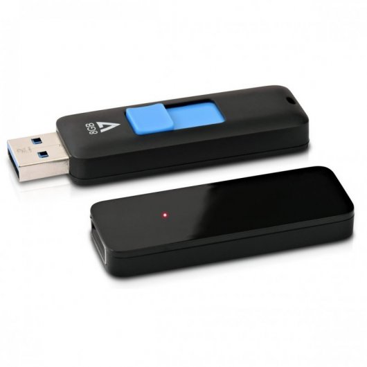 V7 Flash Drive 8GB USB 3.0 Azul/Negro
