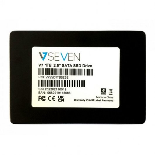 V7 V7SSD1TBS25E Internes Solid State Drive 1 TB 2.5" Serial ATA III