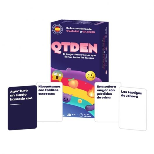 Asmodee Cartas QTDEN  Juego de Mesa