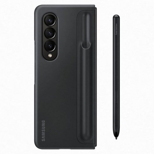 Samsung Standing Cover com Caneta Capa Preta para Galaxy Z Fold4