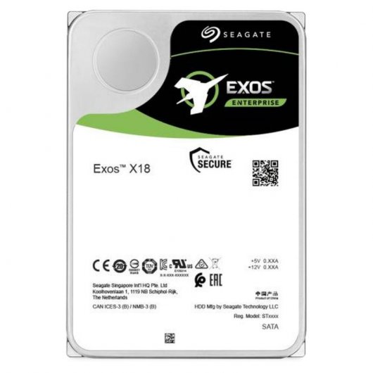 Seagate Exos X18 3,5 Zoll, 12 TB, SATA 3