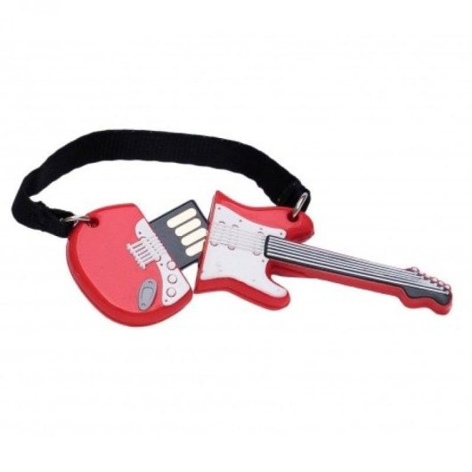 Memoria USB Tech One Tech TEC5140-32 Guitarra 32GB Rojo Blanco USB 2.0