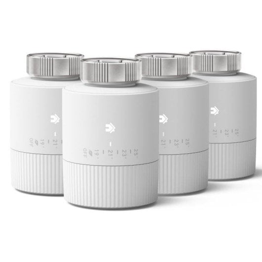 Tado Cabezal Termostático Inteligente Basic Pack Quattro para Control de Habitaciones Múltiples