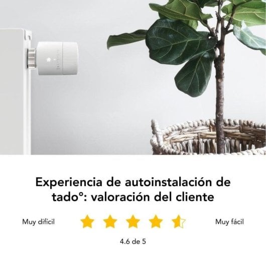 Tado Cabezal Termostático Inteligente Basic Pack Quattro para Control de Habitaciones Múltiples