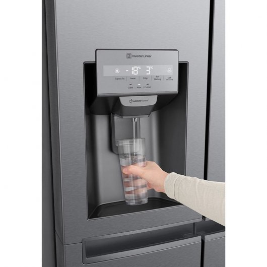 LG GSJV31DSXF Frigorífico Americano Door-In-Door F Inox Grafito Antihuellas