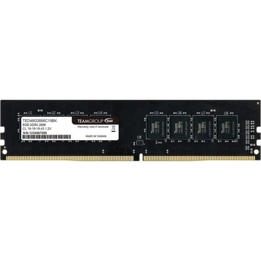 Arbeitsspeicher RAM Team Group Elite 8GB 1x8GB DDR4 2666MHz CL19 1.2V Intel X99 kompatibel