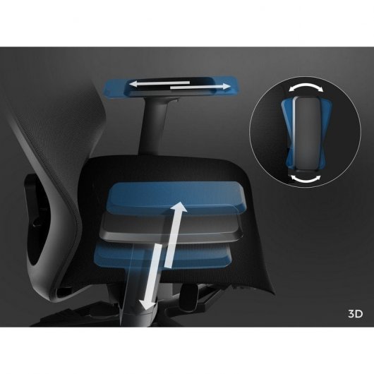Genesis ASTAT 700 Cadeira Gaming Ergonómica Preta