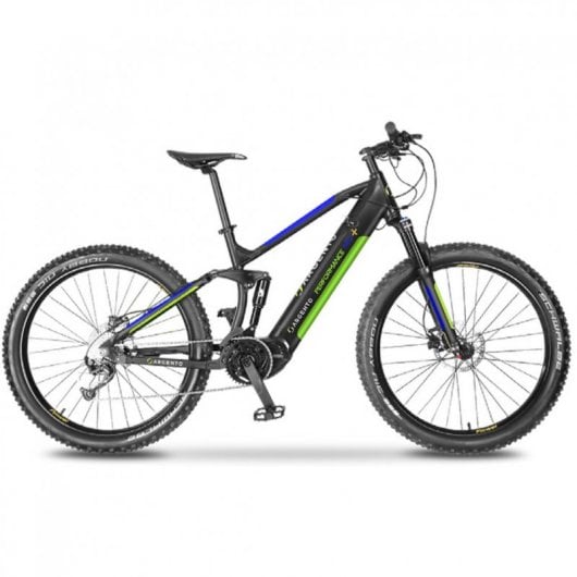 Argento e-Mobility Perfomance Pro+ Nero, Blu, Verde Alluminio 69,8 cm (27.5") 25 kg