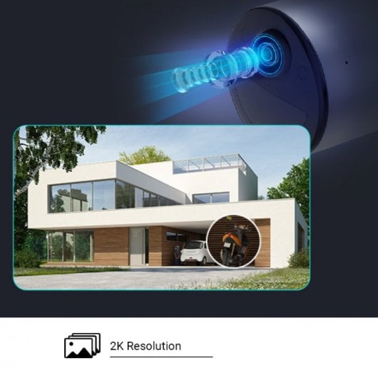 EZVIZ EB3 Cámara Vigilancia Exterior WiFi 2K Gris
