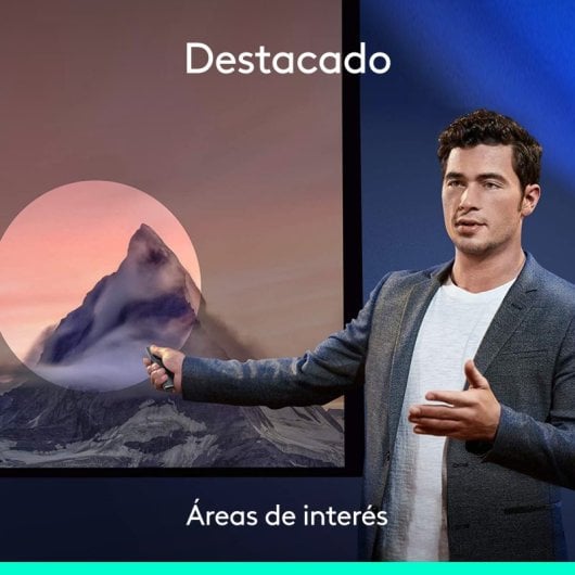 Logitech Spotlight Apresentador Sem Fios USB/Bluetooth Cinzento