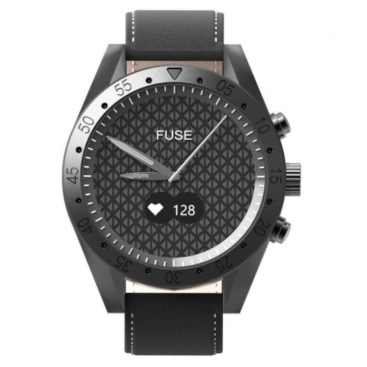 WeePlug Fuse HR Bluetooth 0,49" OLED Schwarz IP67 SpO2 Pulsuhr Blutdruck Schlaftracking