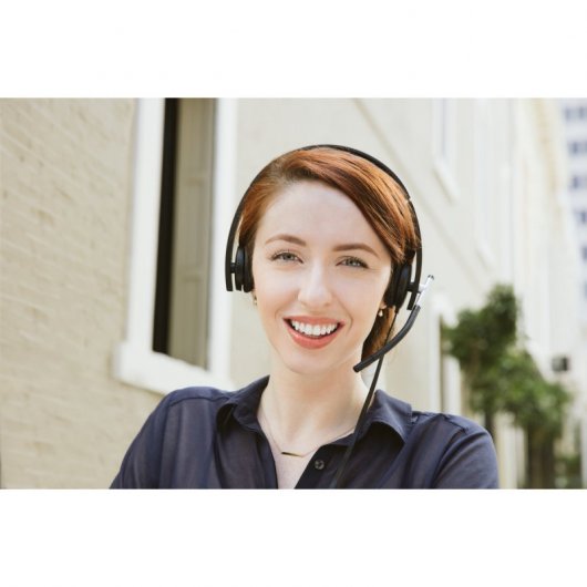 Logitech H650e Auricular Monoaural Negro