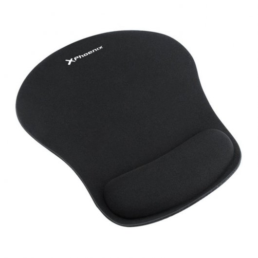 Phoenix Matte mit Handgelenkauflage 19x23cm Schwarz