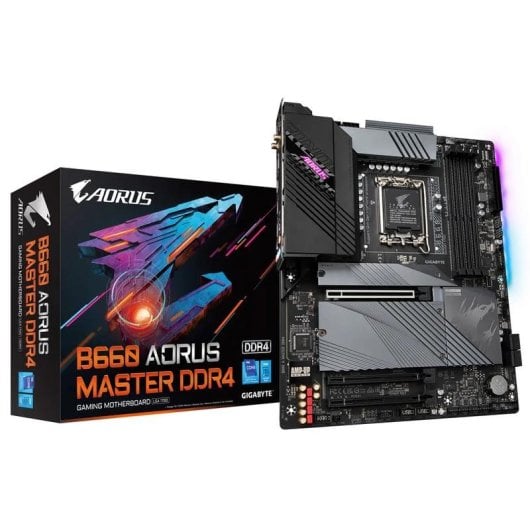Motherboard Gigabyte B660 AORUS MASTER DDR4 B660 LGA 1700 DDR4 ATX WiFi 6E RGB