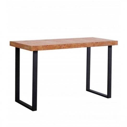 Home Heavenly Darek Mesa de Estudio Industrial 120x60x73cm Roble/Negro