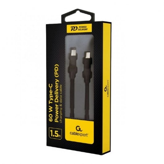 Gembird Cable USB-C Macho/Macho 1.5m Negro