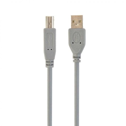 Cable USB 2.0 Gembird 1.8m Conector A a B Gris