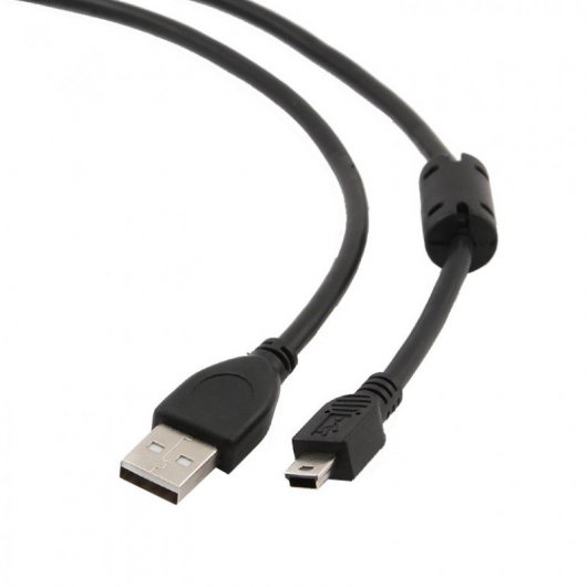 Gembird Cable USB 2.0 a Mini USB-B Macho/Macho 1.8m Negro