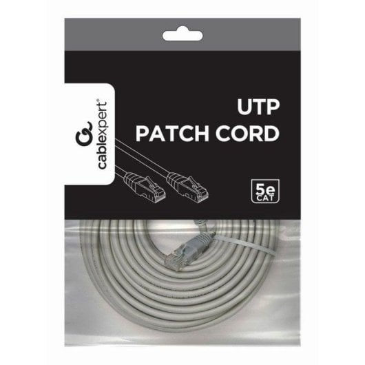 Netzwerkkabel Gembird PP12-15M 15m Cat5e RJ-45 grau UTP male-male