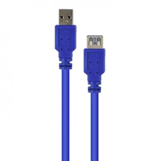 Cable USB Gembird CCP-USB3-AMAF-6 1,8 m Azul Macho a Hembra Alta Velocidad