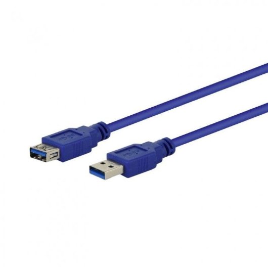 Cable USB Gembird CCP-USB3-AMAF-6 1,8 m Azul Macho a Hembra Alta Velocidad