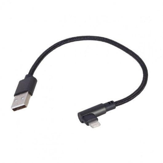 Gembird USB 2.0 para Lightning Cabo Angulado Macho/Macho 20cm Preto