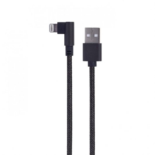 Gembird USB 2.0 para Lightning Cabo Angulado Macho/Macho 20cm Preto