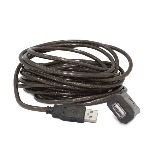 Gembird Cable USB 2.0 Alargador Macho/Hembra 10m Negro