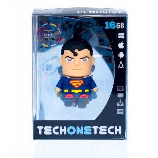 Tech One Tech Heroes Super-Man USB 2.0 da 32 GB