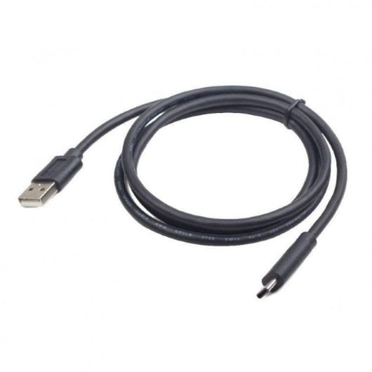 Cable USB Gembird CC-USB2-AMCM-1M 1m USB 2.0 A macho a C macho Negro chapado oro