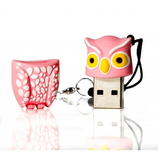 Tech One Tech Búho Plumi 32GB USB 2.0 Rosa