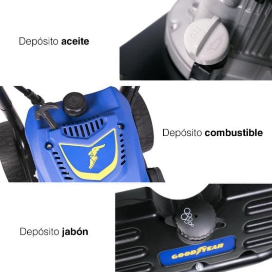 Goodyear GY_3000PW Hidrolimpiadora de Gasolina  4100W 206 Bares