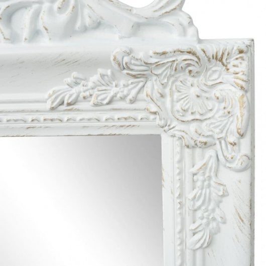 Vidaxl Espejo De Pie De Estilo Barroco Blanco 160x40 Cm