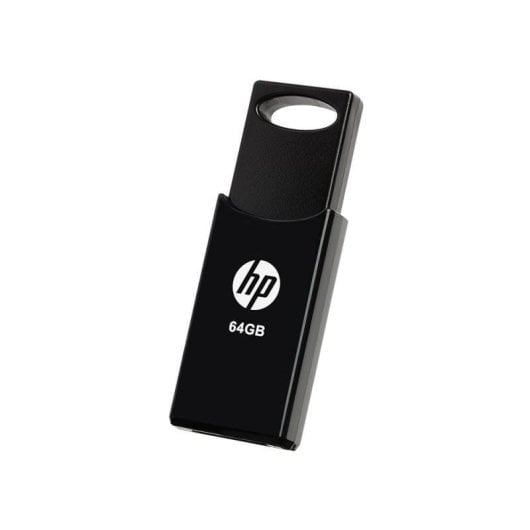 Pen USB HP V212 64GB USB 2.0 Slide Preto Compacto