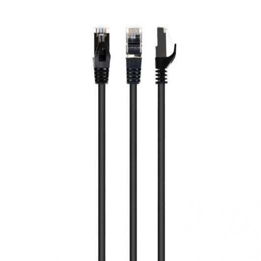 Câble réseau Gembird RJ-45 Cat 6 UTP 0,5m noir connecteurs moulés