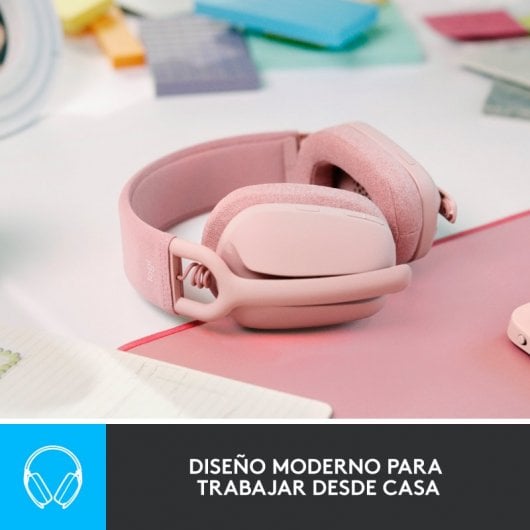 Logitech Zone Vibe 100 Auriculares Inalámbricos Rosas